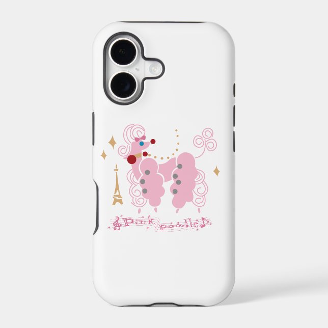 Pinkpoodle Iphone Case (Back)