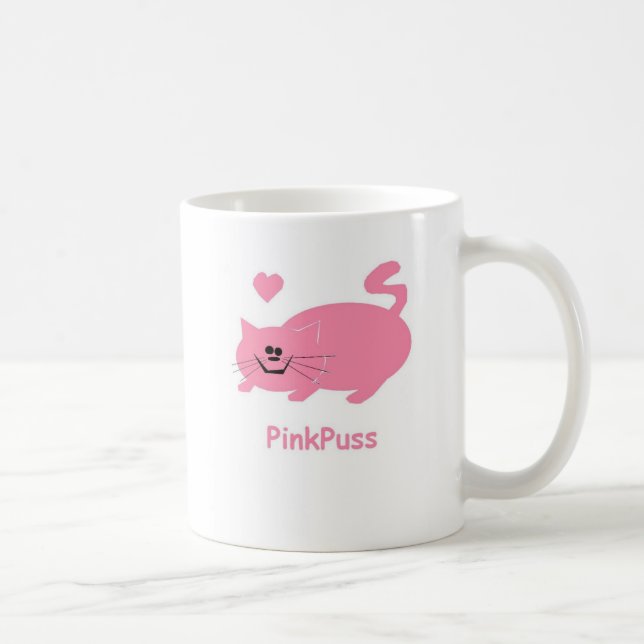 pinkpuss love coffee mug (Right)