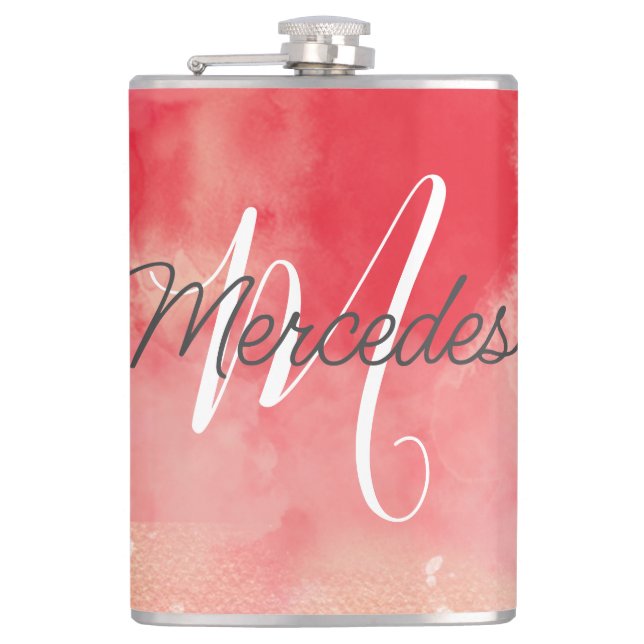 Pinks and Reds Tie Dye iPad Smart Cover Flask (Front)