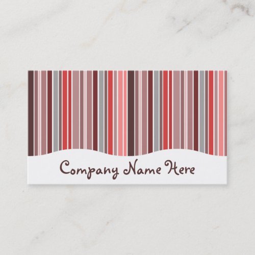 pinks : striped curtain business card templates