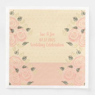 Pinks With Polka Dots Paper Dinner Napkins