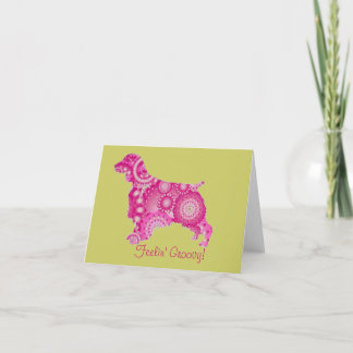 pinkwelsh, Feelin' Groovy! Card