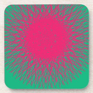 pinky abstract coaster