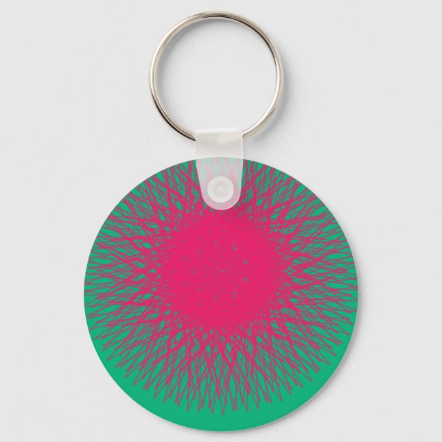 pinky abstract keychain (Front)