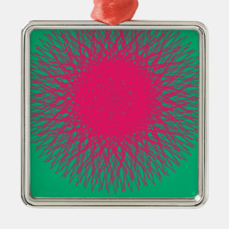 pinky abstract metal ornament