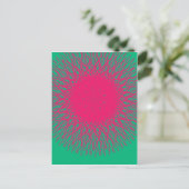 pinky abstract postcard (Standing Front)