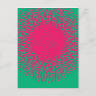 pinky abstract postcard