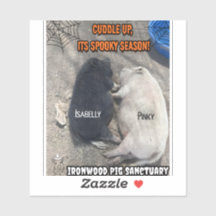 Pinky and Isabelly Halloween fun Sticker!