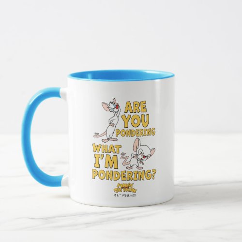 Pinky and the Brain  Are You Pondering Mug