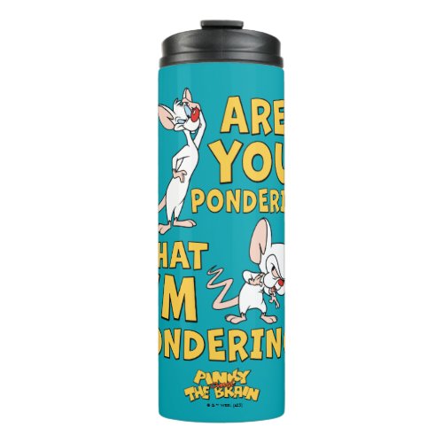 Pinky and the Brain  Are You Pondering Thermal Tumbler