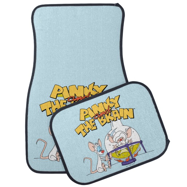 Pinky and the Brain | Laboratory Science Car Floor Mat (Set)