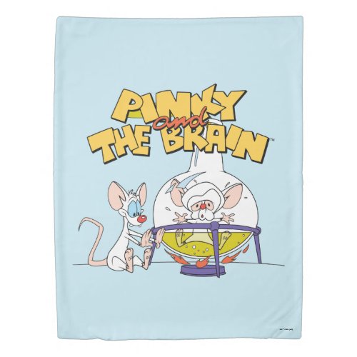 Pinky and the Brain  Laboratory Science Duvet Cover