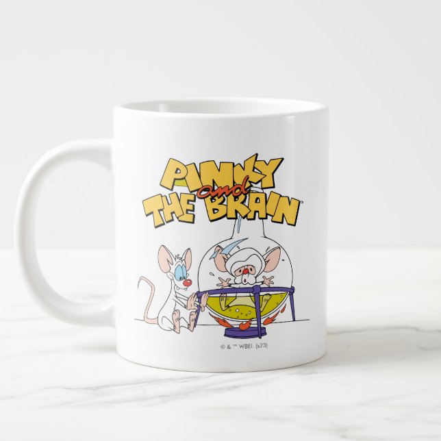 Pinky and the Brain | Laboratory Science Giant Coffee Mug (Left)