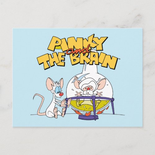 Pinky and the Brain  Laboratory Science Postcard