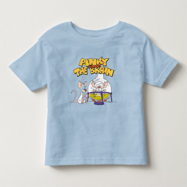 Pinky and the Brain | Laboratory Science Toddler T-shirt (Front)