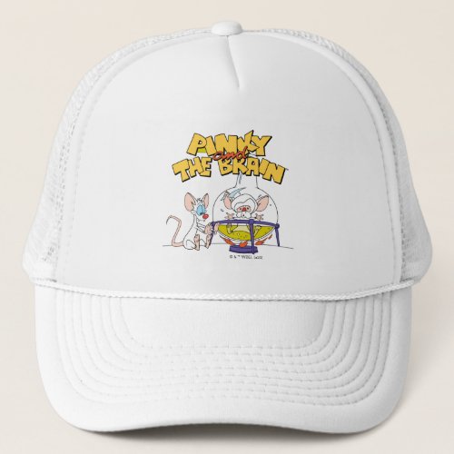 Pinky and the Brain  Laboratory Science Trucker Hat