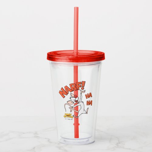 Pinky and the Brain  Pinky Narf Acrylic Tumbler