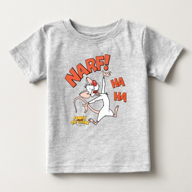 Pinky and the Brain | Pinky "Narf!" Baby T-Shirt (Front)