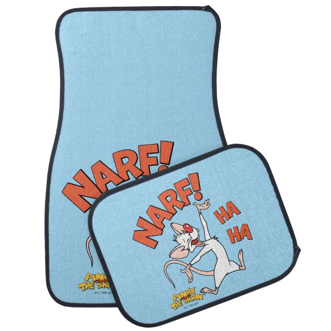 Pinky and the Brain | Pinky "Narf!" Car Floor Mat (Set)