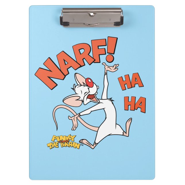 Pinky and the Brain | Pinky "Narf!" Clipboard (Front)