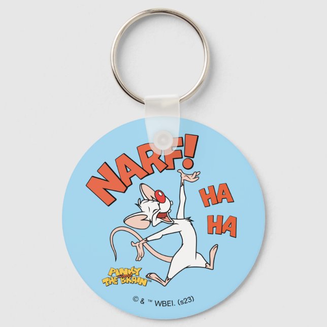 Pinky and the Brain | Pinky "Narf!" Keychain (Front)