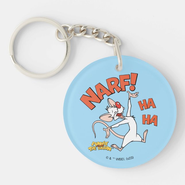Pinky and the Brain | Pinky "Narf!" Keychain (Front)