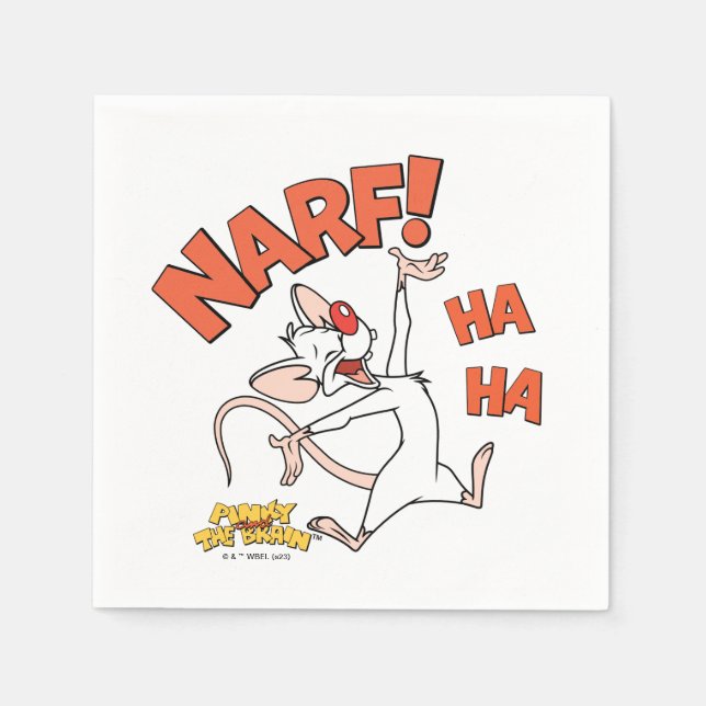 Pinky and the Brain | Pinky "Narf!" Napkins (Front)