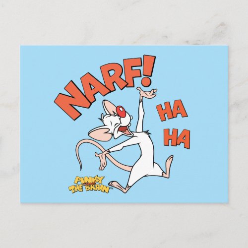 Pinky and the Brain  Pinky Narf Postcard