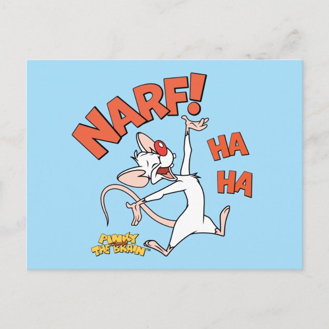 Pinky and the Brain | Pinky "Narf!" Postcard (Front)