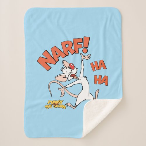 Pinky and the Brain  Pinky Narf Sherpa Blanket