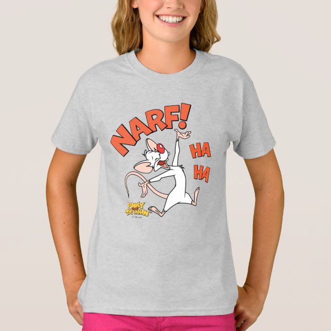 Pinky and the Brain | Pinky "Narf!" T-Shirt (Front)