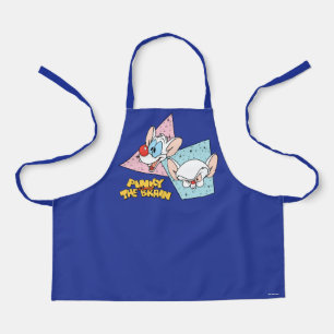 Pinky and the Brain   Retro Character Graphics Apron