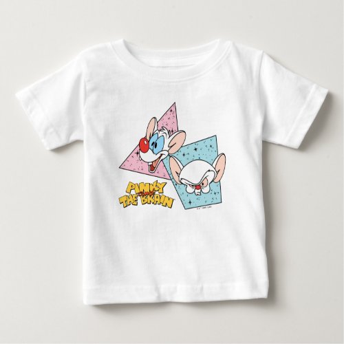 Pinky and the Brain  Retro Character Graphics Baby T_Shirt