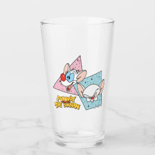 Pinky and the Brain   Retro Character Graphics Glass