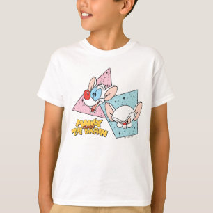 Pinky and the Brain   Retro Character Graphics T-Shirt