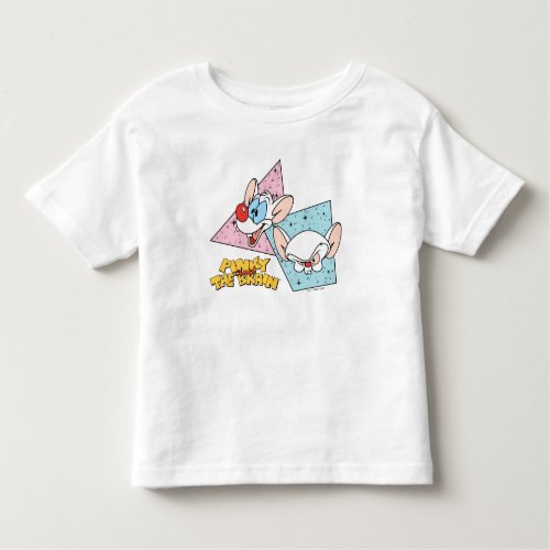 Pinky and the Brain  Retro Character Graphics Toddler T_shirt