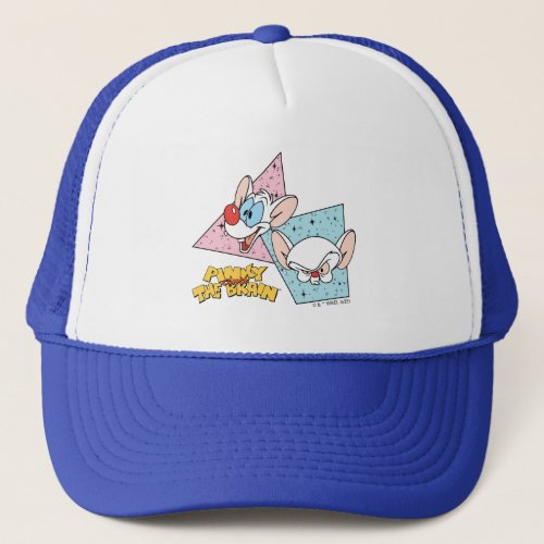 Pinky and the Brain  Retro Character Graphics Trucker Hat