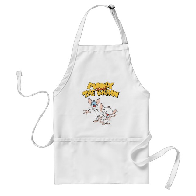 Pinky and the Brain | Show Logo Adult Apron (Front)