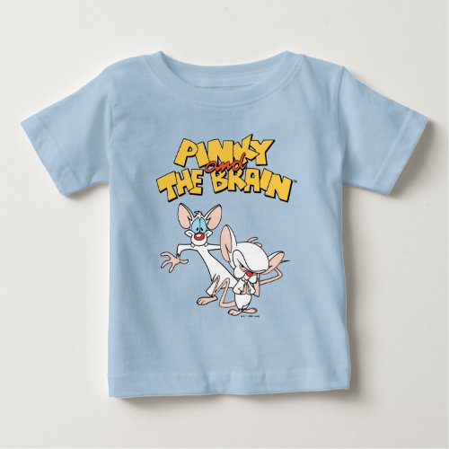 Pinky and the Brain  Show Logo Baby T_Shirt