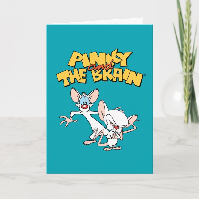 Pinky and the Brain | Show Logo Card (Front)