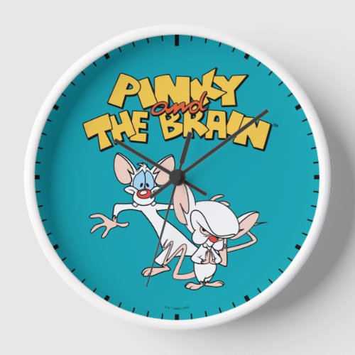 Pinky and the Brain  Show Logo Clock