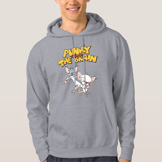 Pinky and the Brain | Show Logo Hoodie (Front)