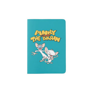 Pinky and the Brain Show Logo Passport Holder