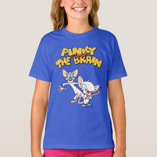 Pinky and the Brain | Show Logo T-Shirt (Front)