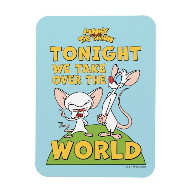 Pinky and the Brain | Take Over The World Magnet (Vertical)