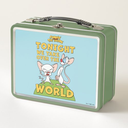 Pinky and the Brain  Take Over The World Metal Lunch Box