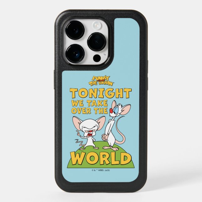 Pinky and the Brain | Take Over The World Otterbox iPhone Case (Back)