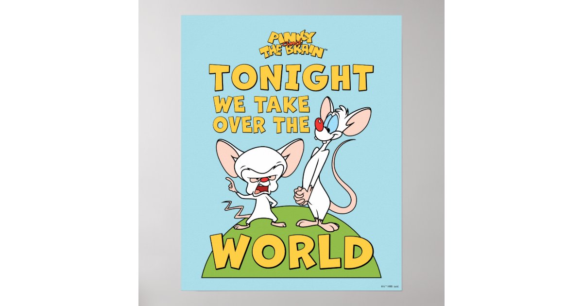 Pinky and the Brain, Take Over The World Poster
