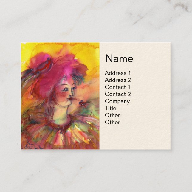 PINKY CLOWN BUSINESS CARD (Front)
