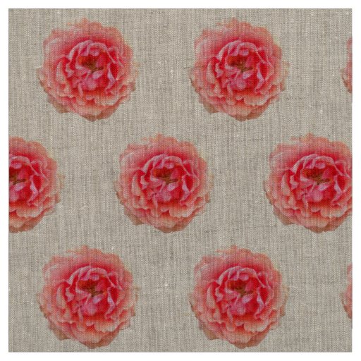 Pinky Custom Natural Linen (54" width) Fabric
